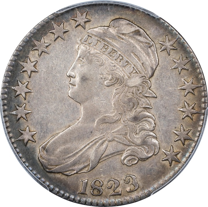 Image for 1823 50c Ugly 3 XF45 CAC