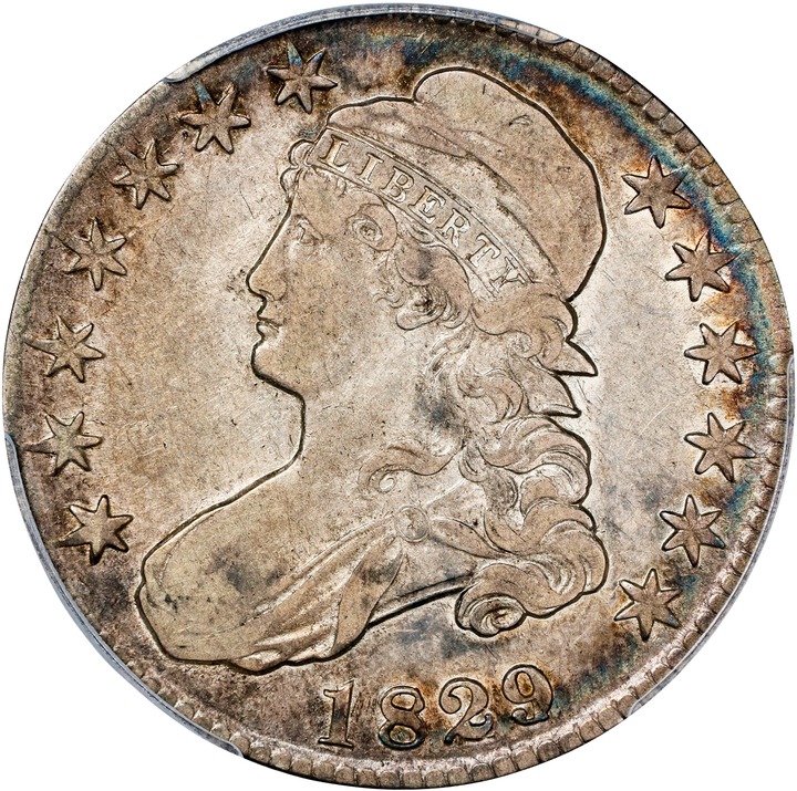 1829/7 50c Overdate AG3 thumbnail 21