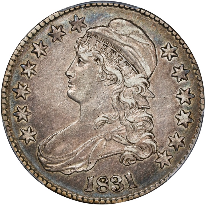 1831 50c AU50 CAC thumbnail 5