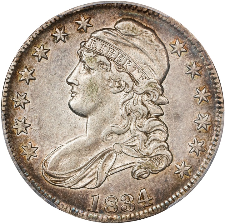 1834 50c Large Date, Small Letters MS thumbnail 4