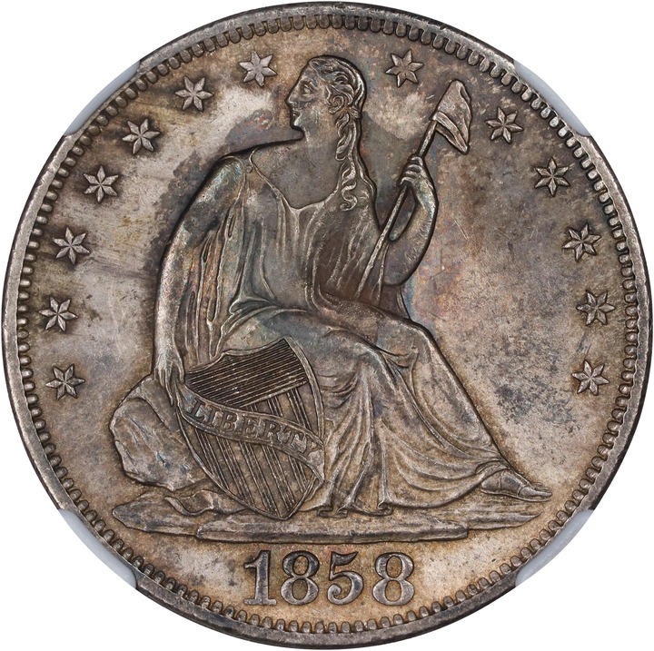 1858-S 50c MS thumbnail 7