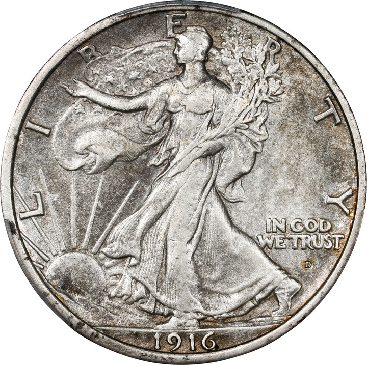 Image for 1916-D 50c P1