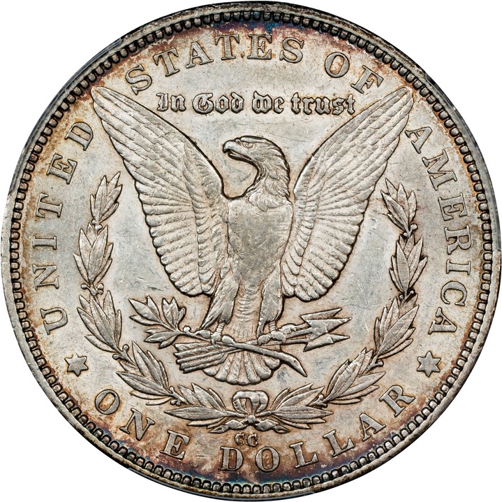 1879-CC $1  Capped Die AU53 thumbnail 2