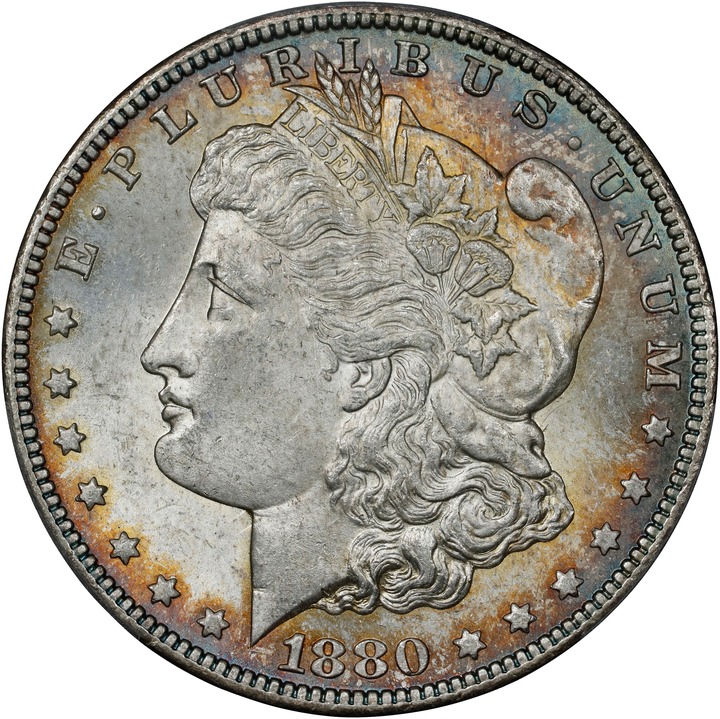 1880-CC $1  Reverse of 1878, 8/7 AU58 thumbnail 8