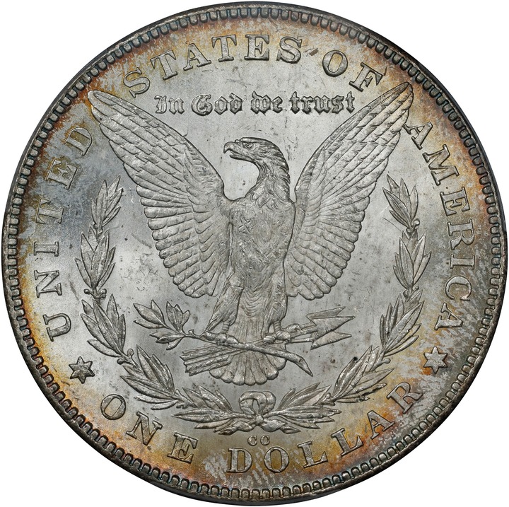 1880-CC $1  Reverse of 1878, 8/7 AU58 thumbnail 9