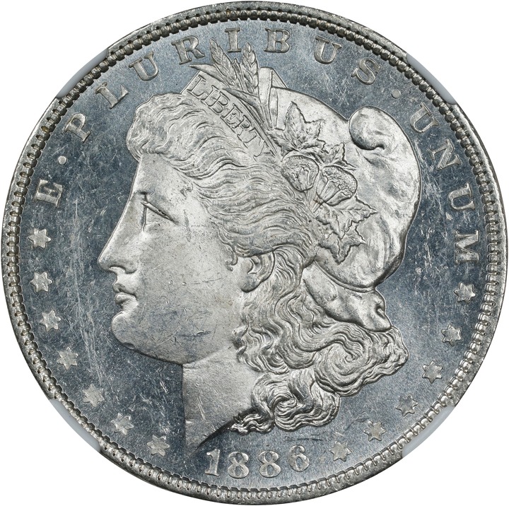 1886 $1  MS PL MS60 PL thumbnail 15