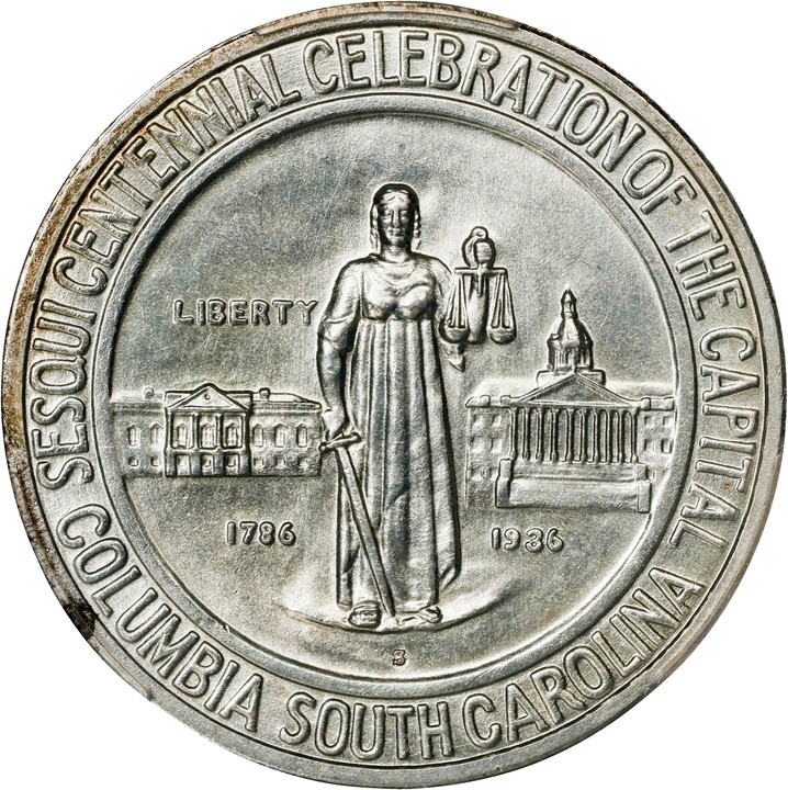 1936-S 50c Columbia XF45 CAC thumbnail 11