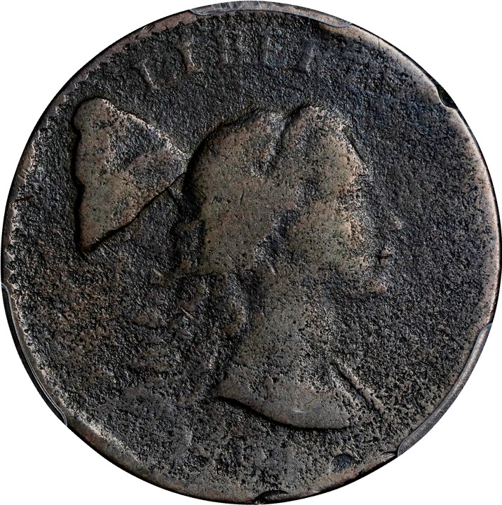 1794 1c Head of 1793, S-18b  MS BN thumbnail 3