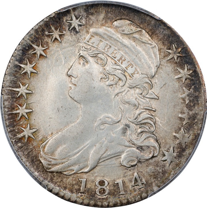 1814 50c E/A in STATES, O-108a VG10 thumbnail 2
