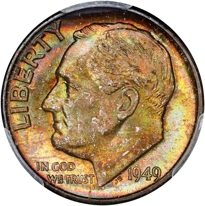 1949-D 10c MS FB MS60 FB thumbnail 15