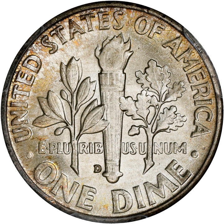 1949-D 10c MS FB MS60 FB thumbnail 16