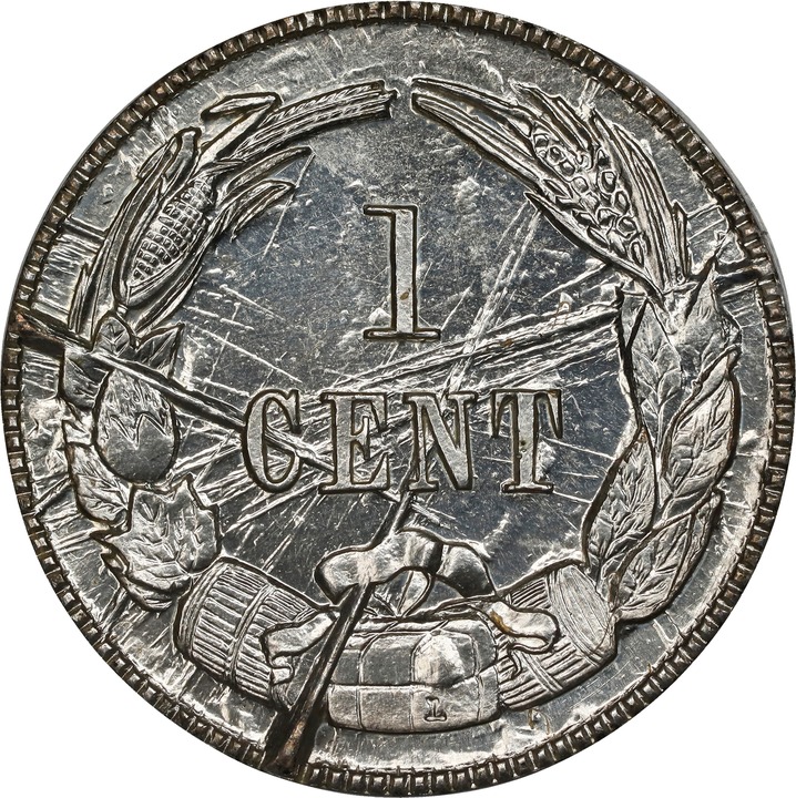 1861 (1961) 1c CSA, Bashlow Restrike, Silver MS thumbnail 8