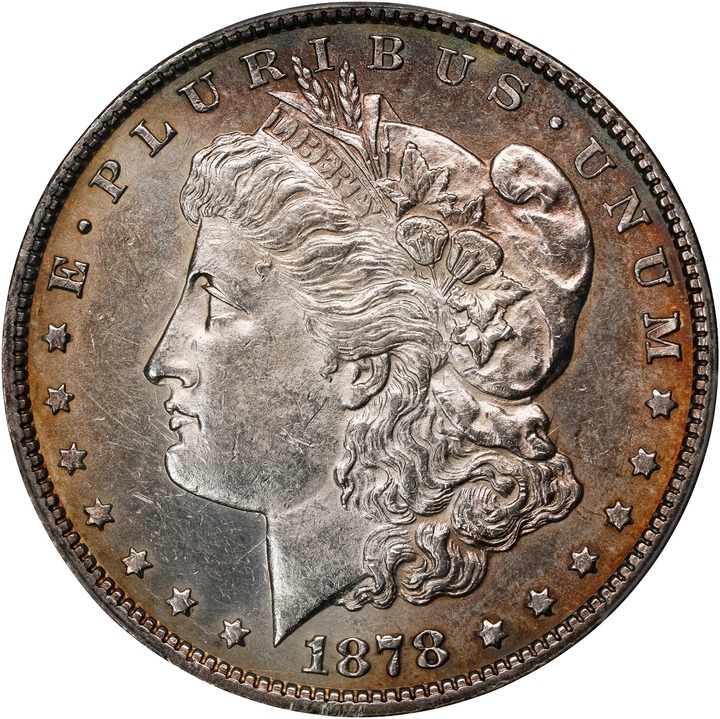 Image for 1878 7/8TF $1  Weak, 7/4, VAM-41C VF20 CAC