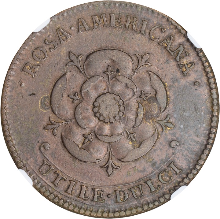 (No Date) 2P Rosa Americana, Motto in Ribbon MS BN thumbnail 9