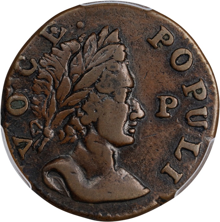 1760 1/2 P Voce Populi, P in Front of Face MS BN thumbnail 4