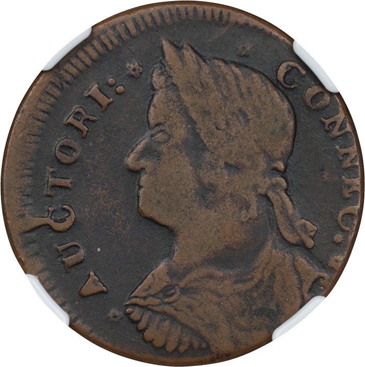 Image for 1787 Copper Connecticut, Draped Bust Left MS BN VF20 BN