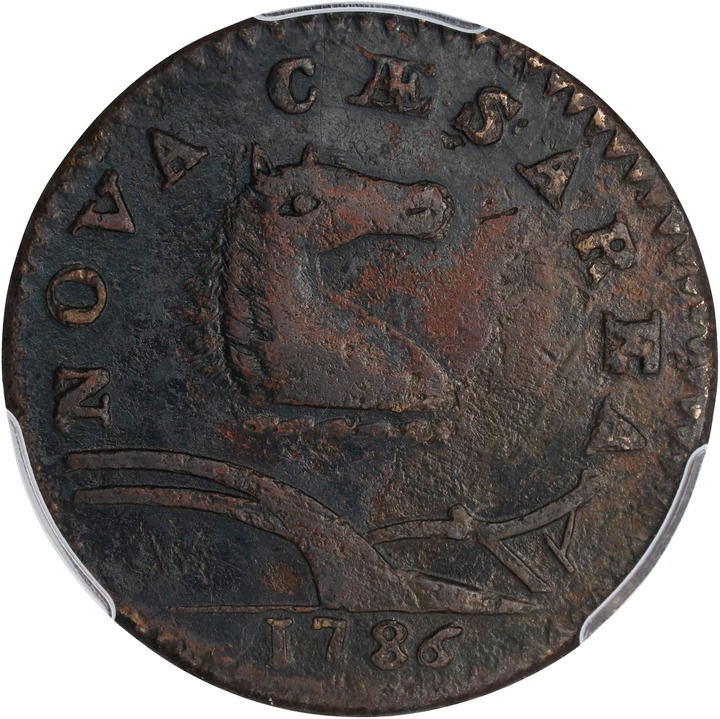 1786 Copper New Jersey, Wide Shield MS BN thumbnail 2