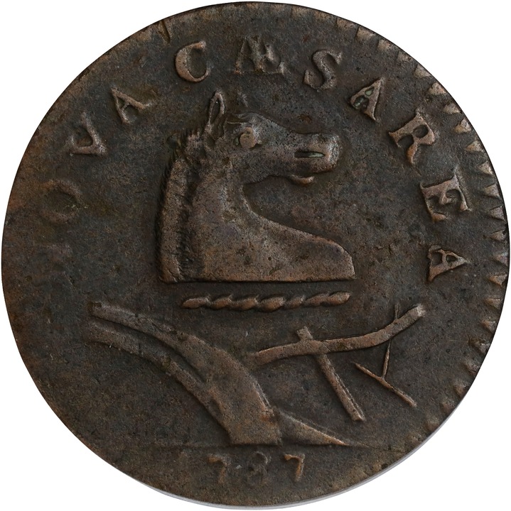 1787 Copper New Jersey, Outline MS BN thumbnail 4