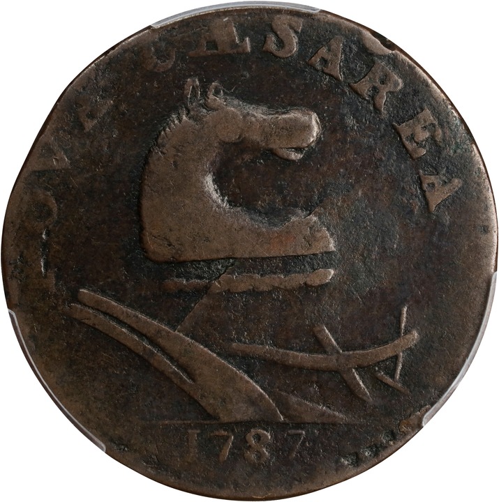 1787 Copper New Jersey, Small Planchet, Plain Shield MS BN thumbnail 7