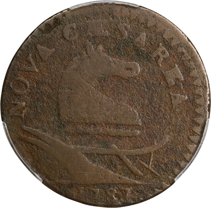 1787 Copper New Jersey, Small Planchet, Plain Shield MS BN thumbnail 9