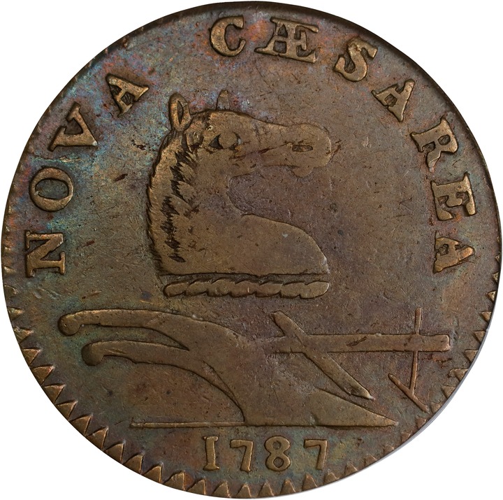 1787 Copper New Jersey, Small Planchet, Plain Shield MS BN thumbnail 10