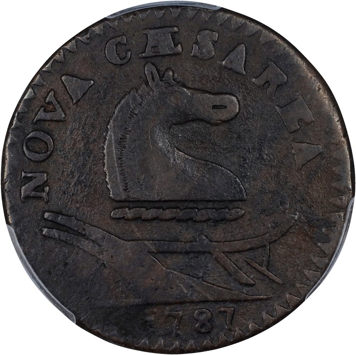 1787 Copper New Jersey, Small Planchet, Plain Shield MS BN thumbnail 15