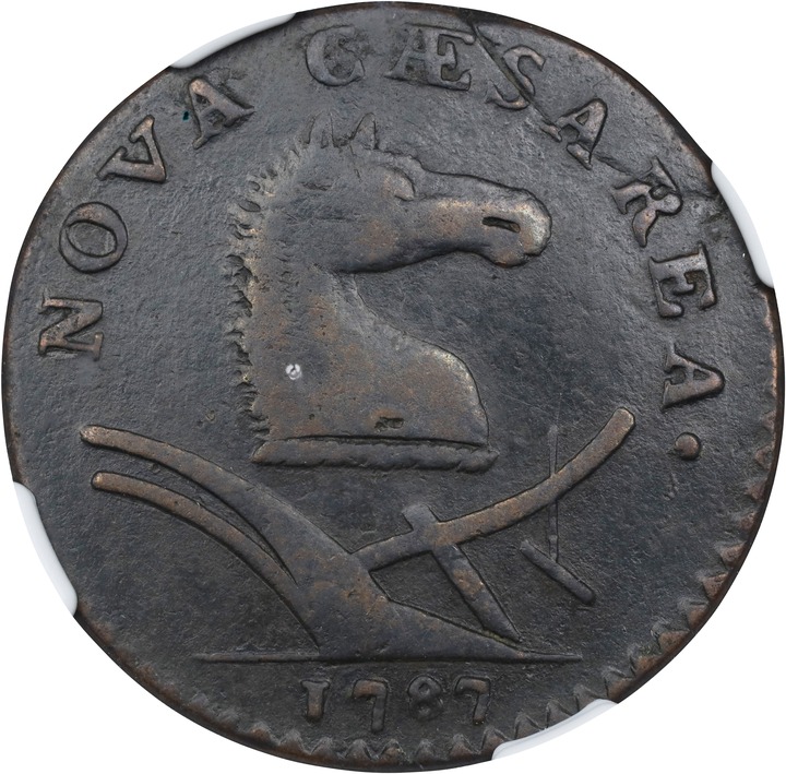 1787 Copper New Jersey, Small Planchet, Plain Shield MS BN thumbnail 19