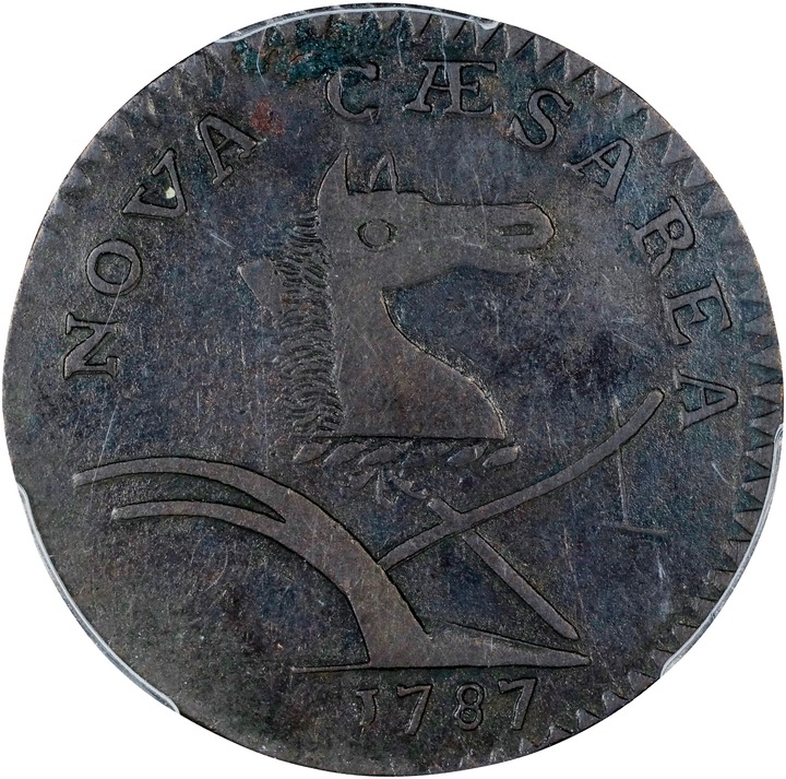 1787 Copper New Jersey, PLURIBS MS BN thumbnail 2