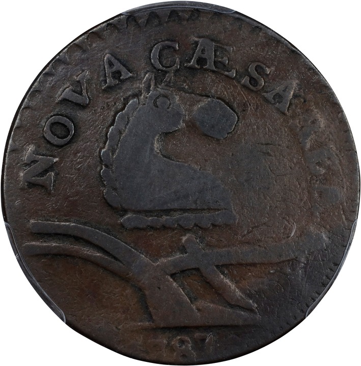 1787 Copper New Jersey, Camel Head MS BN thumbnail 2