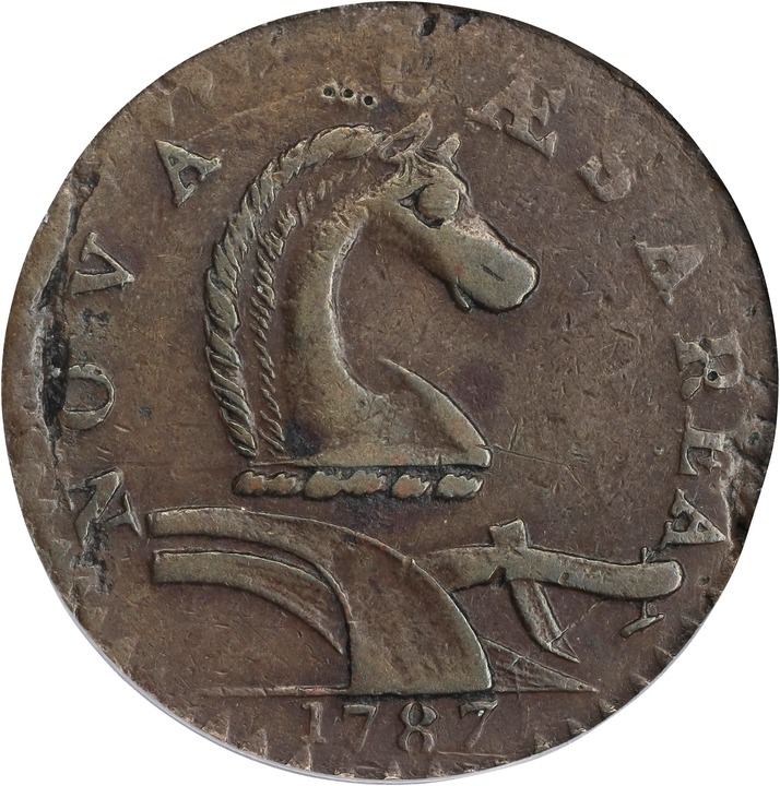 1787 Copper New Jersey, Serpent Head MS BN thumbnail 2