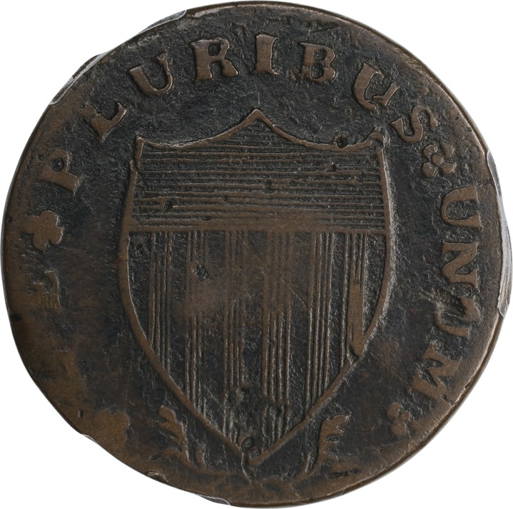 1788 Copper New Jersey, Running Fox Before Legend MS BN thumbnail 8