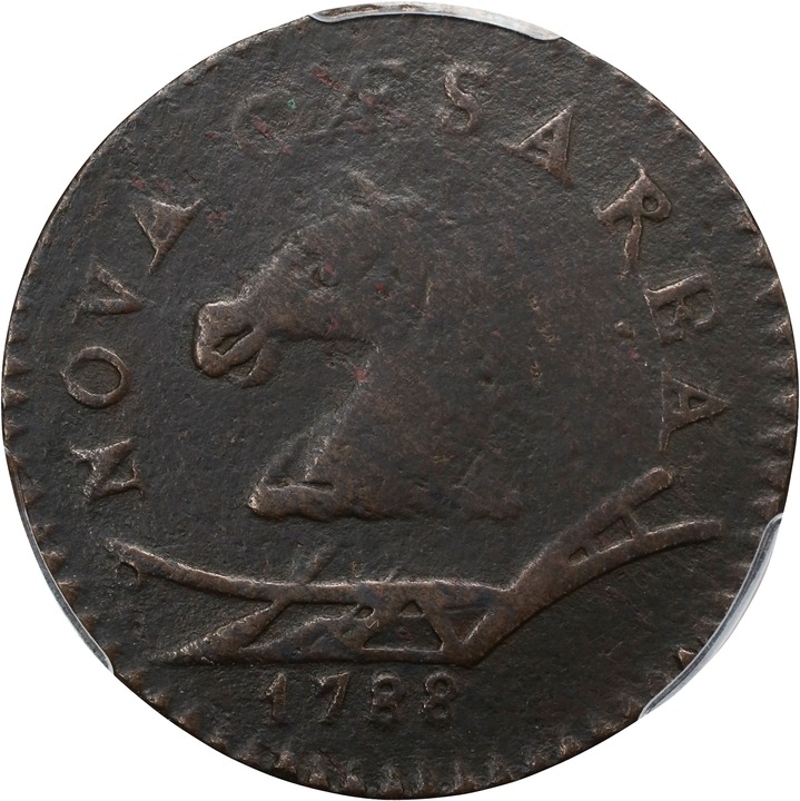 1788 Copper New Jersey, Head Left MS BN thumbnail 2