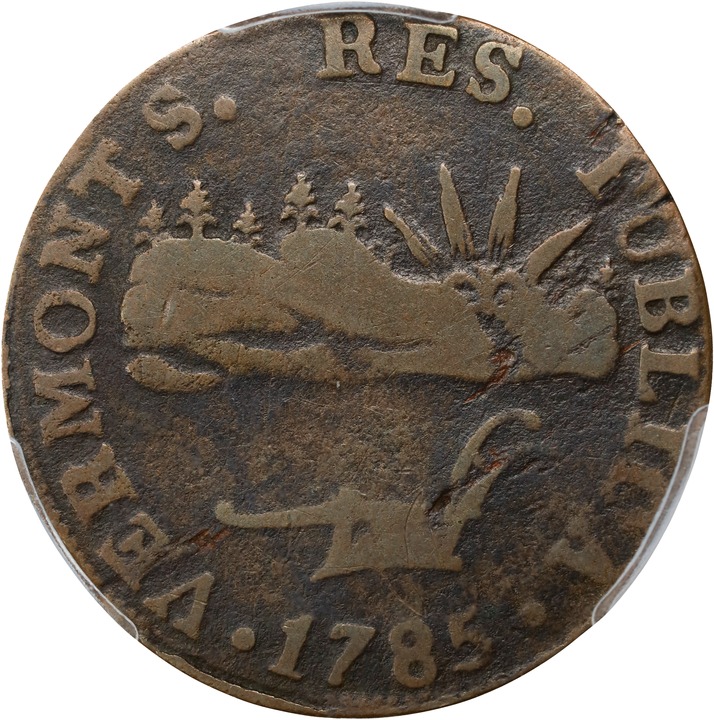 1785 Copper Vermont, VERMONTS MS BN thumbnail 9