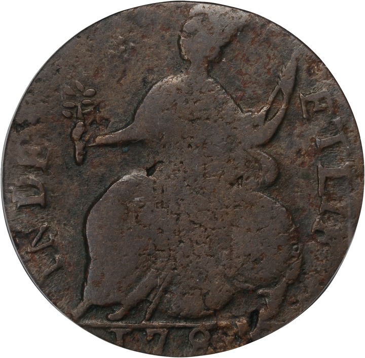 1786 Copper Vermont, Bust Left MS BN thumbnail 6
