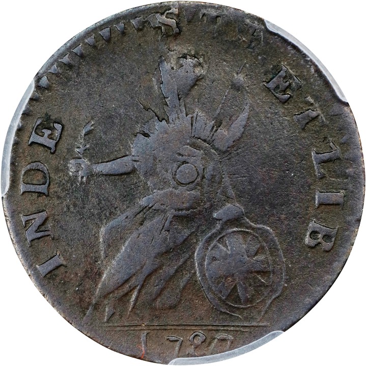 1787 Copper Vermont, Bust Right MS BN thumbnail 15
