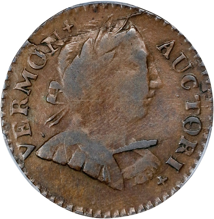 1788 Copper Vermont, Bust Right MS BN thumbnail 10