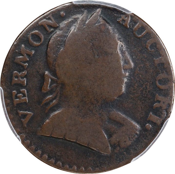 1788 Copper Vermont, Bust Right MS BN thumbnail 14