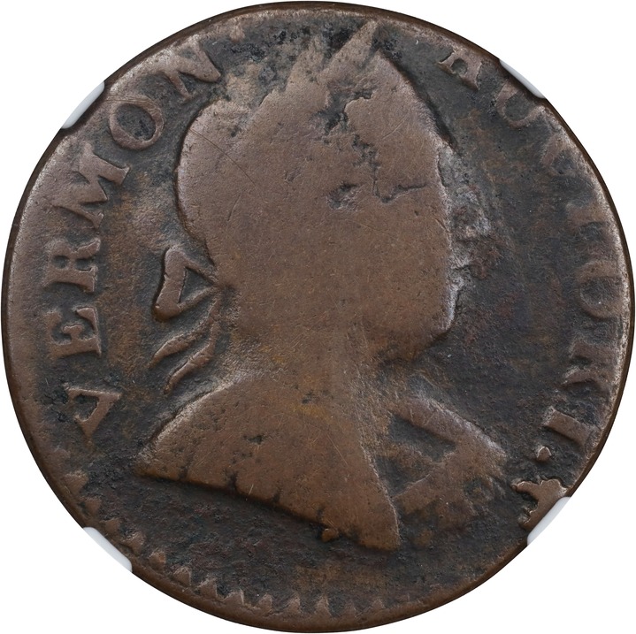 1788 Copper Vermont, Bust Right MS BN thumbnail 15