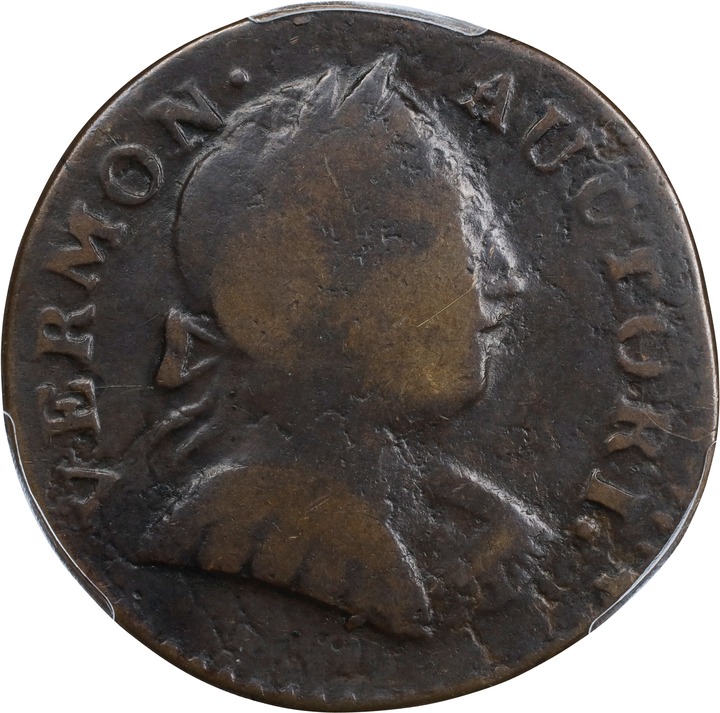 1788 Copper Vermont, Bust Right MS BN thumbnail 16