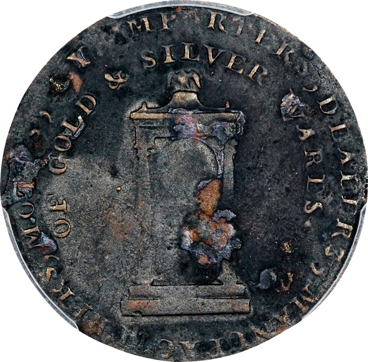 "1789" Token Mott, Thin Plain Edge MS thumbnail 3