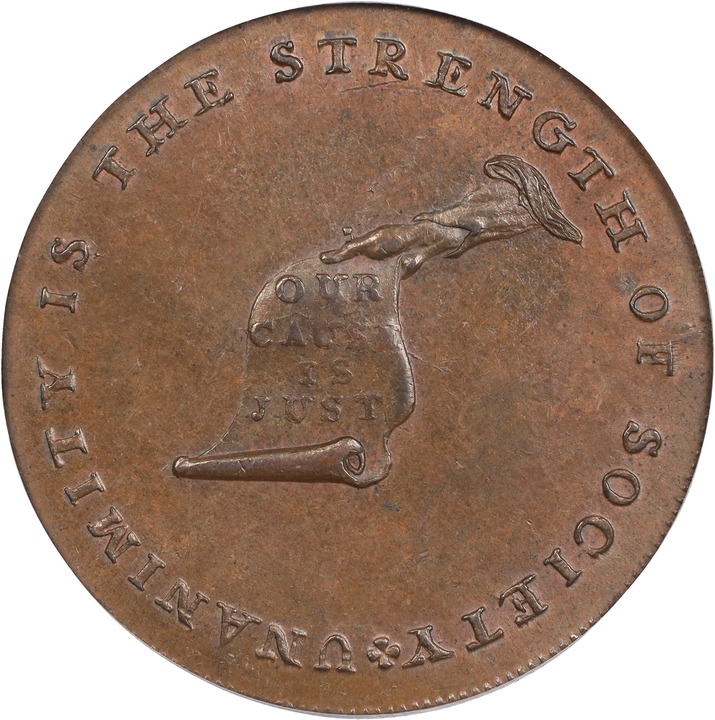 Kentucky Token LANCASTER MS BN MS64 BN CAC thumbnail 3