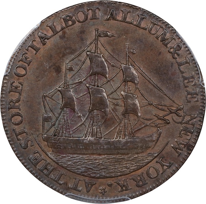 1795 Cent Talbot, Allum & Lee, Lettered Edge MS BN thumbnail 17