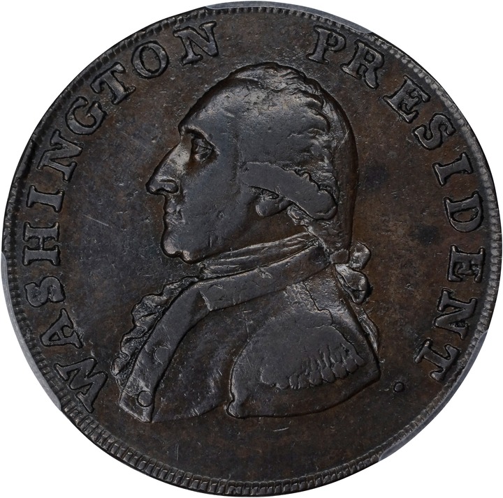 1793 1/2 P Washington, Ship, Lettered Edge MS BN thumbnail 4