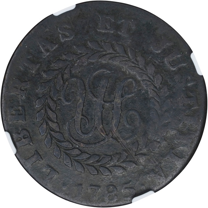 1785 Copper Nova Constellatio, Pointed Rays MS BN VF25 BN thumbnail 18