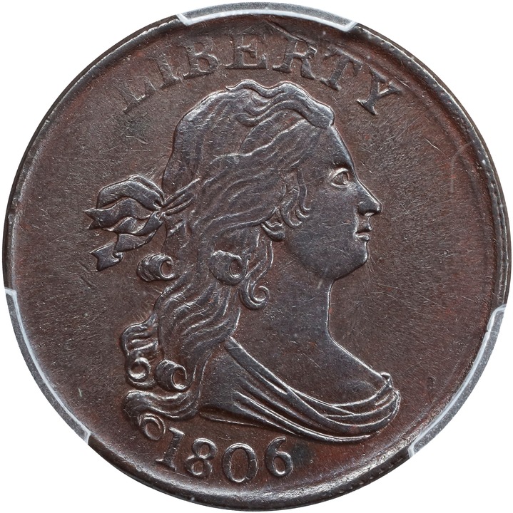 1806 1/2c Small 6, No Stems MS BN thumbnail 5