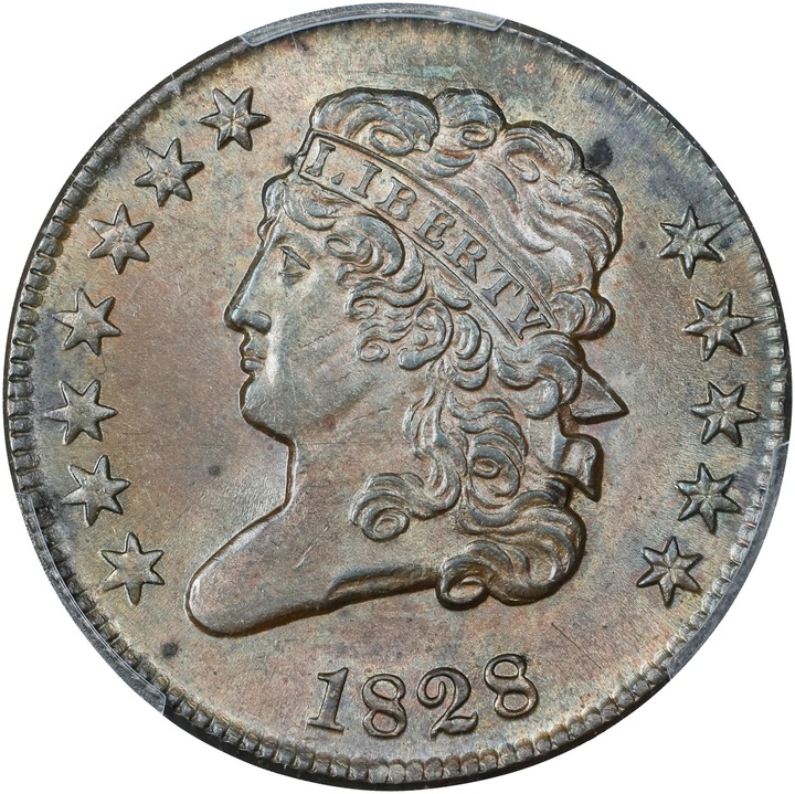 1828 1/2c 12 Stars MS BN thumbnail 4