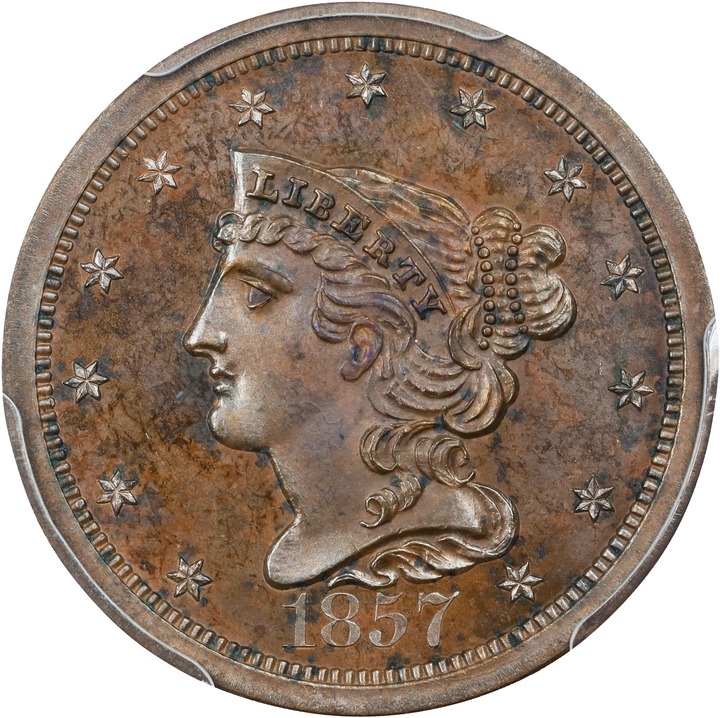 1857 1/2c PR BN PR61 BN thumbnail 17