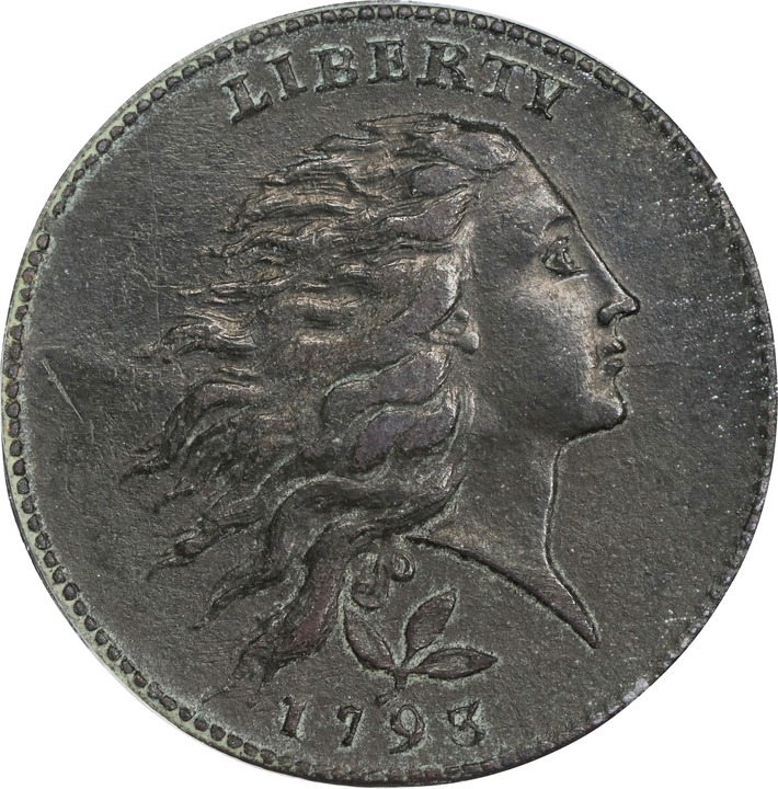 1793 1c Wreath, Vine/Bars MS BN thumbnail 9