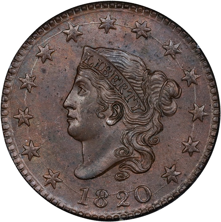 1820 1c Large Date MS BN thumbnail 14