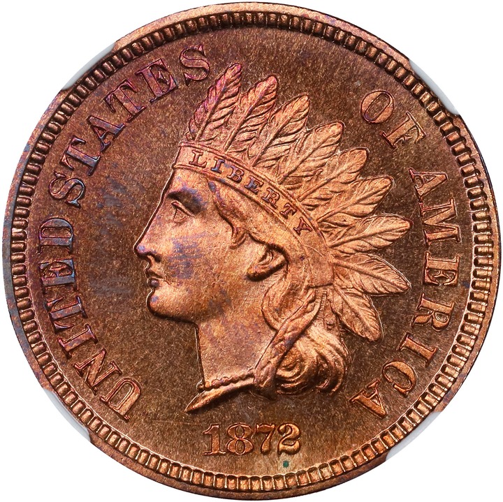 Image for 1872 1c PR RB PR66 RB
